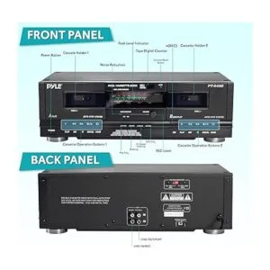 Sintonizador digital dual Cassette Pyle Home Media_2