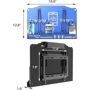 Estación de carga de teléfono celular montada en la_2