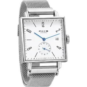 FEICE Reloj cuadrado unisex Bauhaus para hombre reloj_1