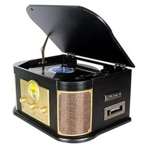 Reproductor de discos Bluetooth todo en uno para vinilo_2