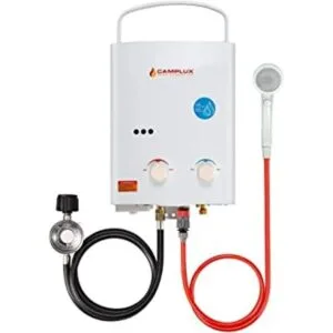 Camplux Calentador de agua portátil para exteriores de 5_1