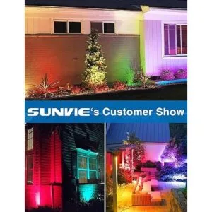 SUNVIE Luces de paisaje RGB de bajo voltaje de 12 W luces_6