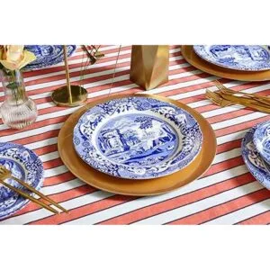 Spode juego de vajilla de 12 piezas italianas color azul_6