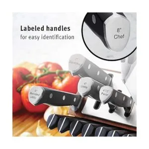 Juego de cuchillos autoafilables clásicos Calphalon con_4