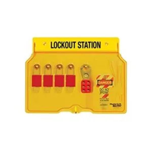 Master Lock estación de bloqueo de 4 candados con_1