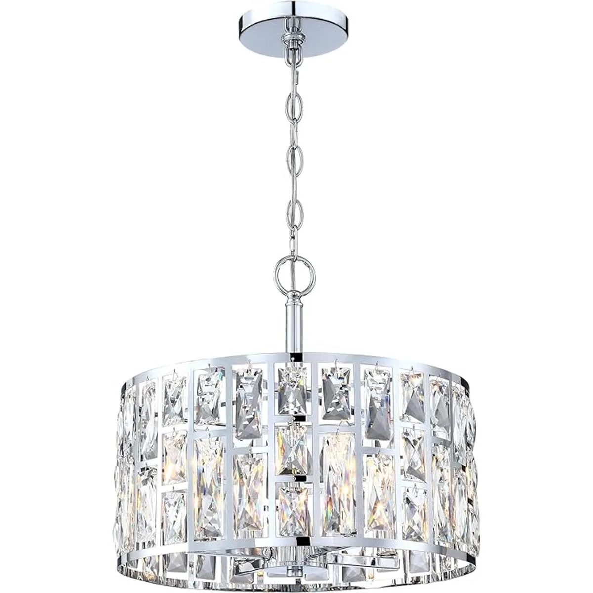 Lámpara de araña convertible de cristal de granja e_1