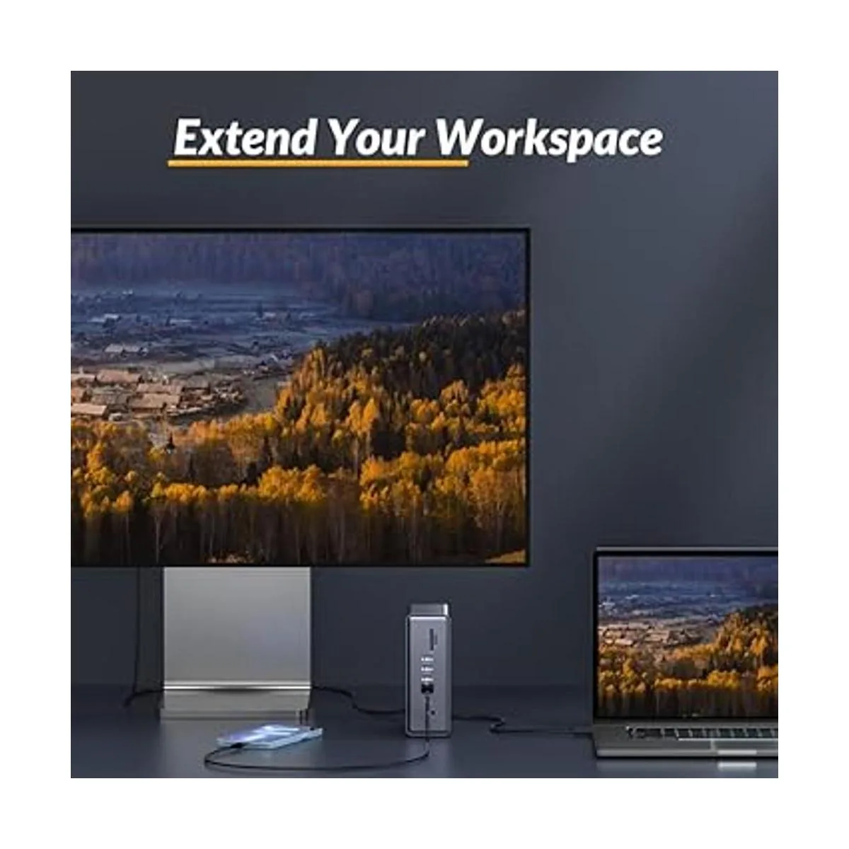 iDsonix USB C 3.0 Laptop Docking Station 15 in 1 USB C_7