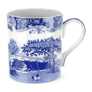 Spode juego de vajilla de 12 piezas italianas color azul_3