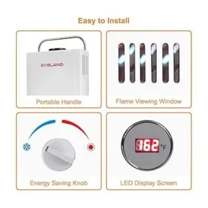 Calentador de agua sin tanque GASLAND Outdoor BE158_2