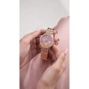 GUESS Ladies Sport Multifunction Duotone Crystal 40mm Watch_6