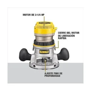 DEWALT Router base fija velocidad variable 214 HP_2