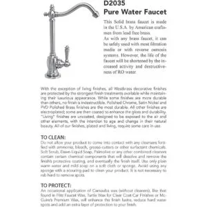 Westbrass D2035NL07 Grifo dispensador de agua fría_6