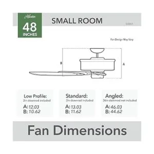 Hunter Sea Wind Ventilador de techo para interiores y_3