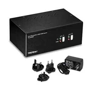TRENDnet Conmutador KVM DisplayPort de 2 puertos con_1