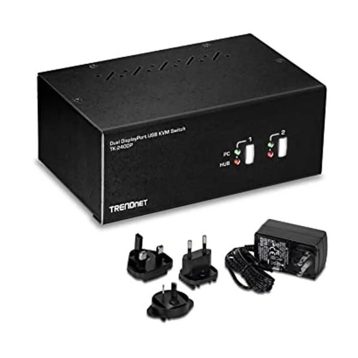 TRENDnet Conmutador KVM DisplayPort de 2 puertos con_1