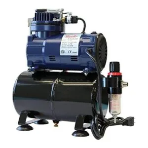 Paasche D3000R compresor de 15 HP con tanque regulador y_1