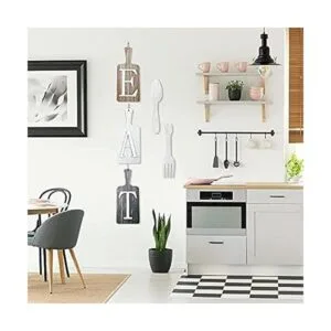 Juego de 5 letreros de 15 x 6 pulgadas para colgar de_3