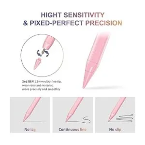 Lápiz capacitivo para iPad lápiz activo compatible con_4
