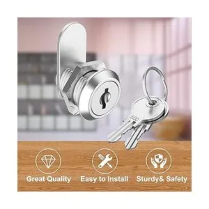 Paquete de 6 cerraduras de gabinete con llaves cerradura_3