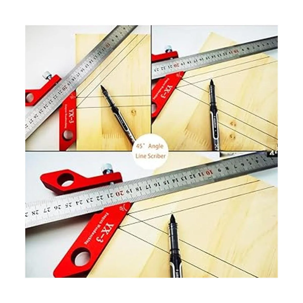 Center Finder Buscador de madera cuadrado para_2