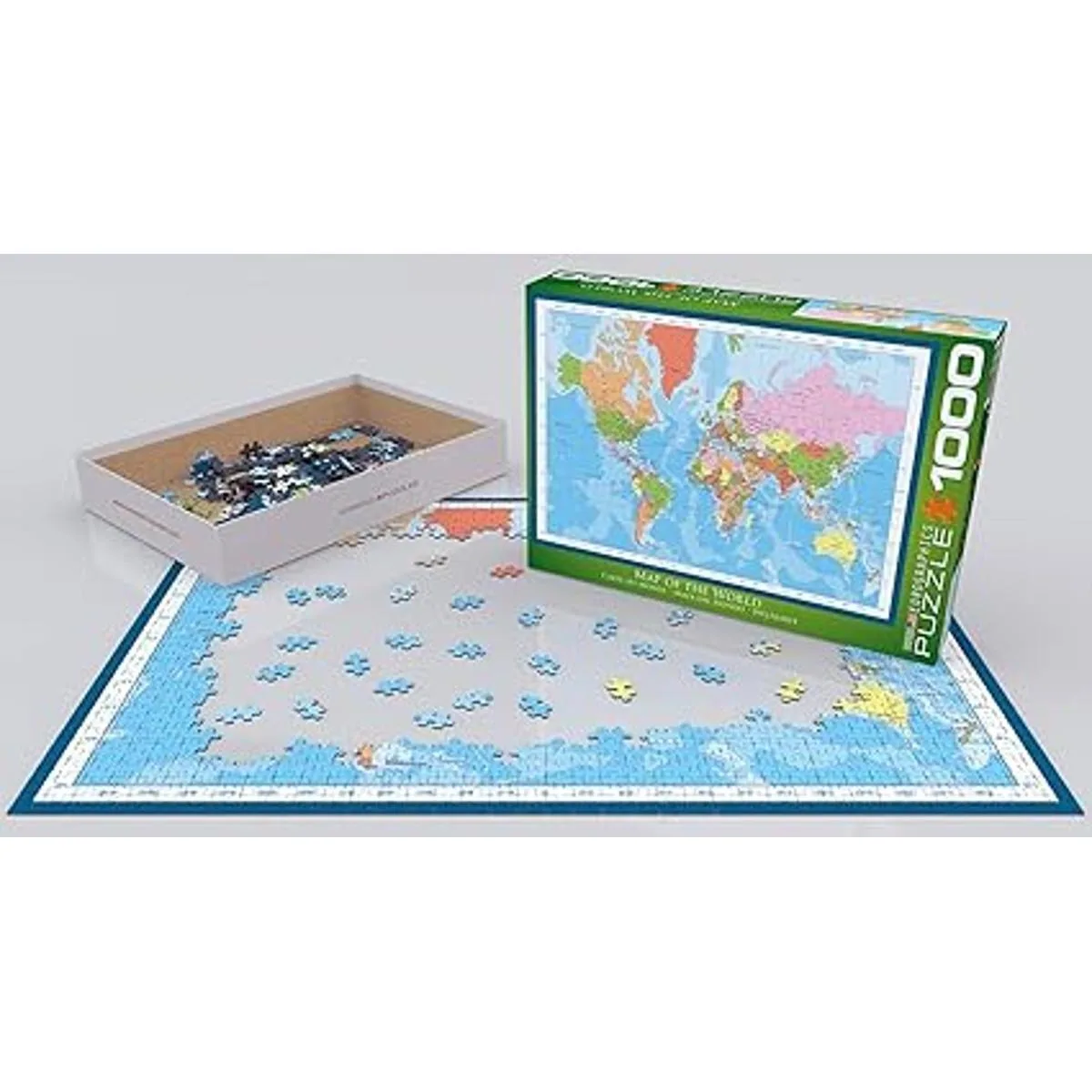 EuroGraphics Modern Map of The World Puzzle 1000 piezas_3