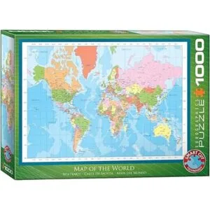 EuroGraphics Modern Map of The World Puzzle 1000 piezas_4