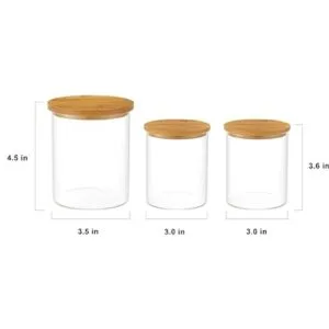 INIUNIK Paquete de 3 dispensadores de vidrio Qtip 20_5