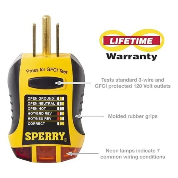 Sperry Instruments STK001 Probador de voltaje sin_4
