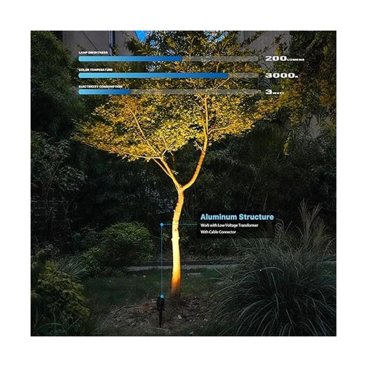 GOODSMANN Luces de paisaje de bajo voltaje iluminación al_2