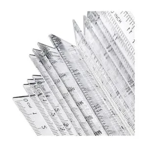 PINGEUI Paquete de 100 reglas de medición transparentes de_4