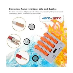 Zhushan Juego de 100 conectores de conductor de cable_3