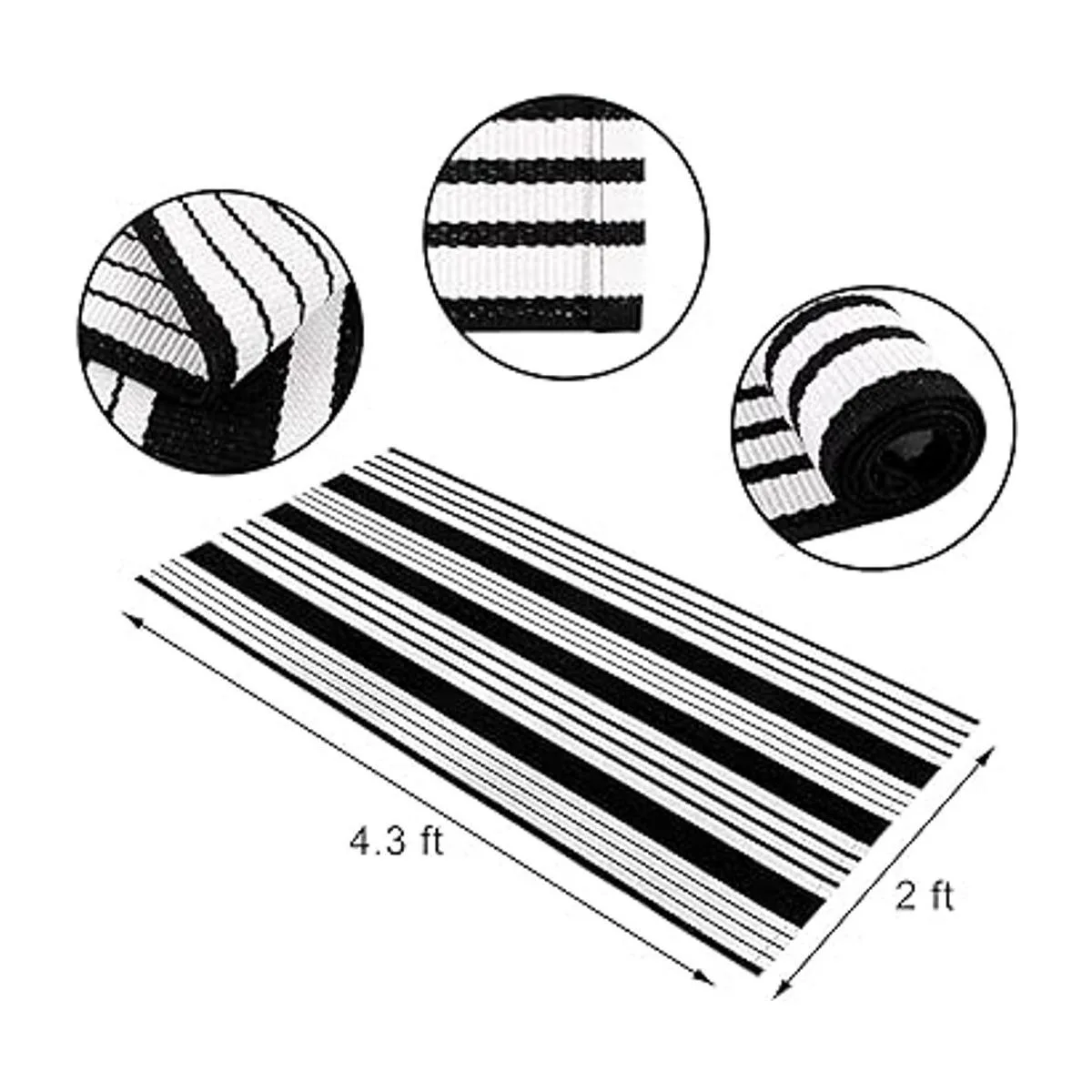 Alfombra para puerta delantera de 2 x 4.3 pies alfombra_4