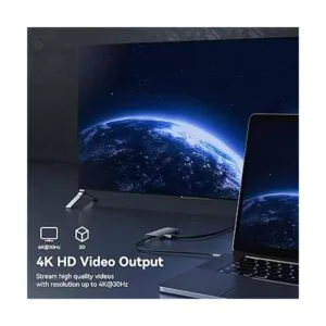 VENTION Base de concentrador USB C 6 en 1 USB C HDMI con_3