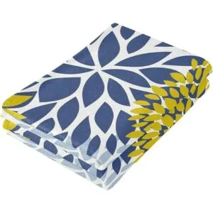 Juego de 2 toallas de mano de crisantemos florales de_3