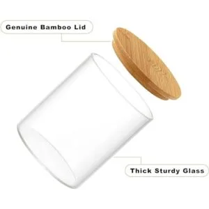 INIUNIK Paquete de 3 dispensadores de vidrio Qtip 20_6