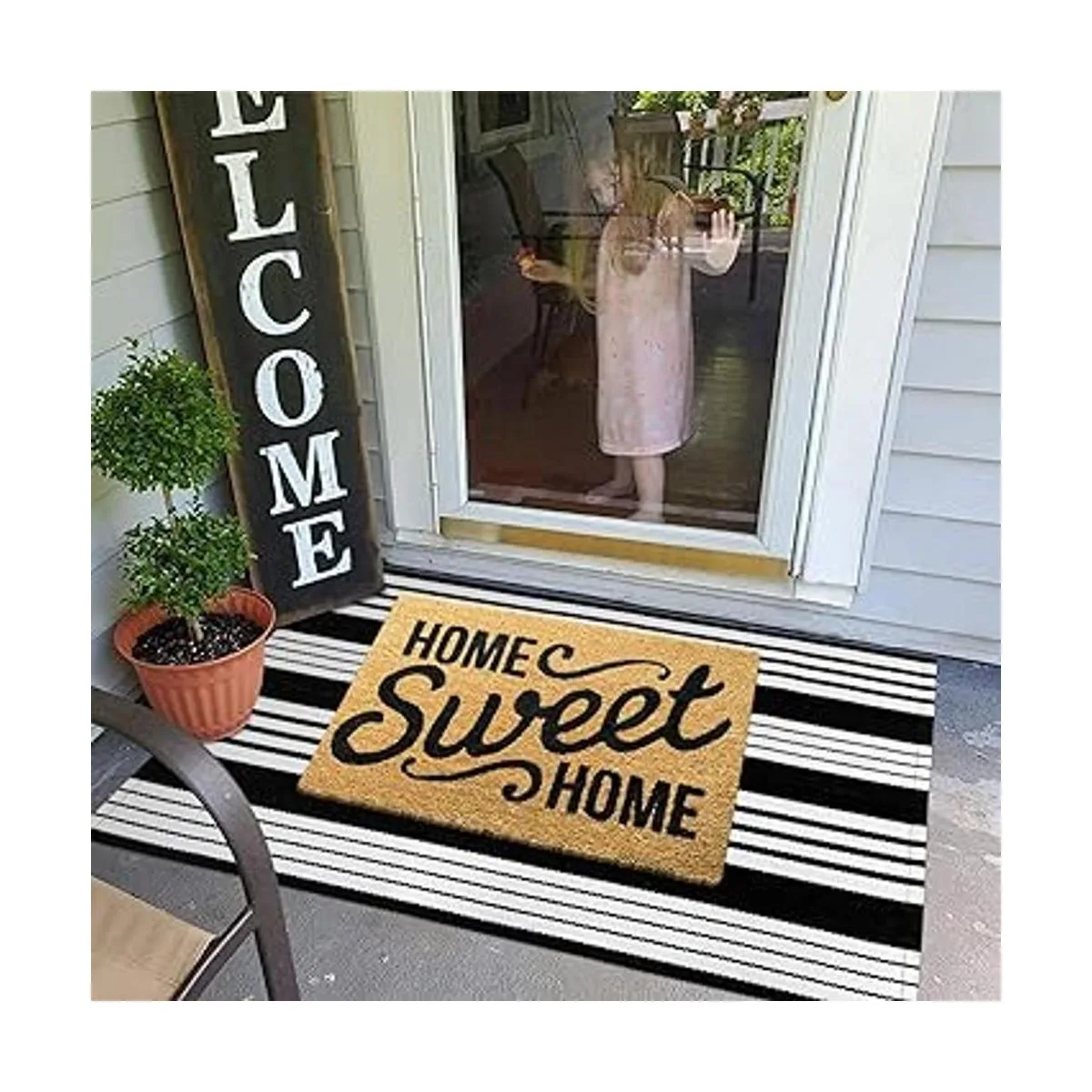 Alfombra para puerta delantera de 2 x 4.3 pies alfombra_2