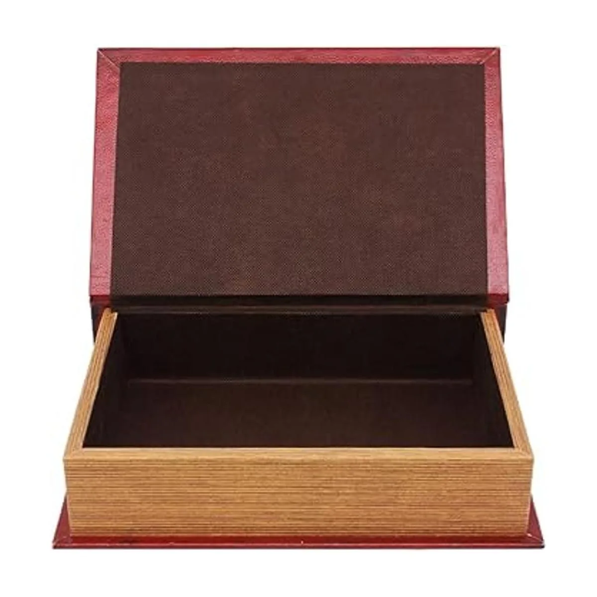 Decoraciones de libros antiguos de madera caja fuerte_6