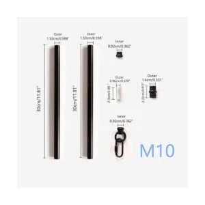 Giluta Barra de extensión roscada para candelabros de_3