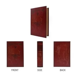 Decoraciones de libros antiguos de madera caja fuerte_3