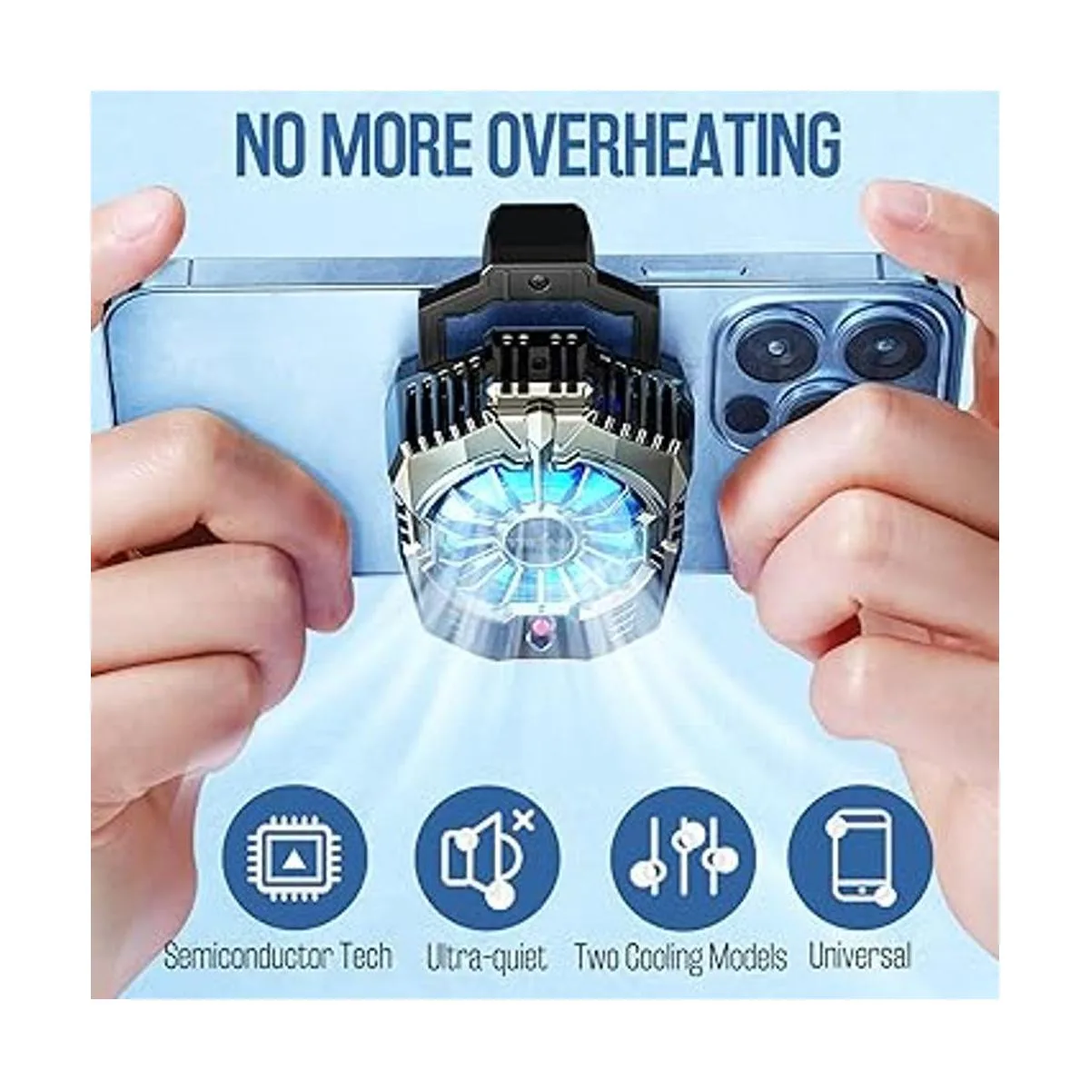 TRILINK Enfriador de teléfono para juegos ventilador de_2