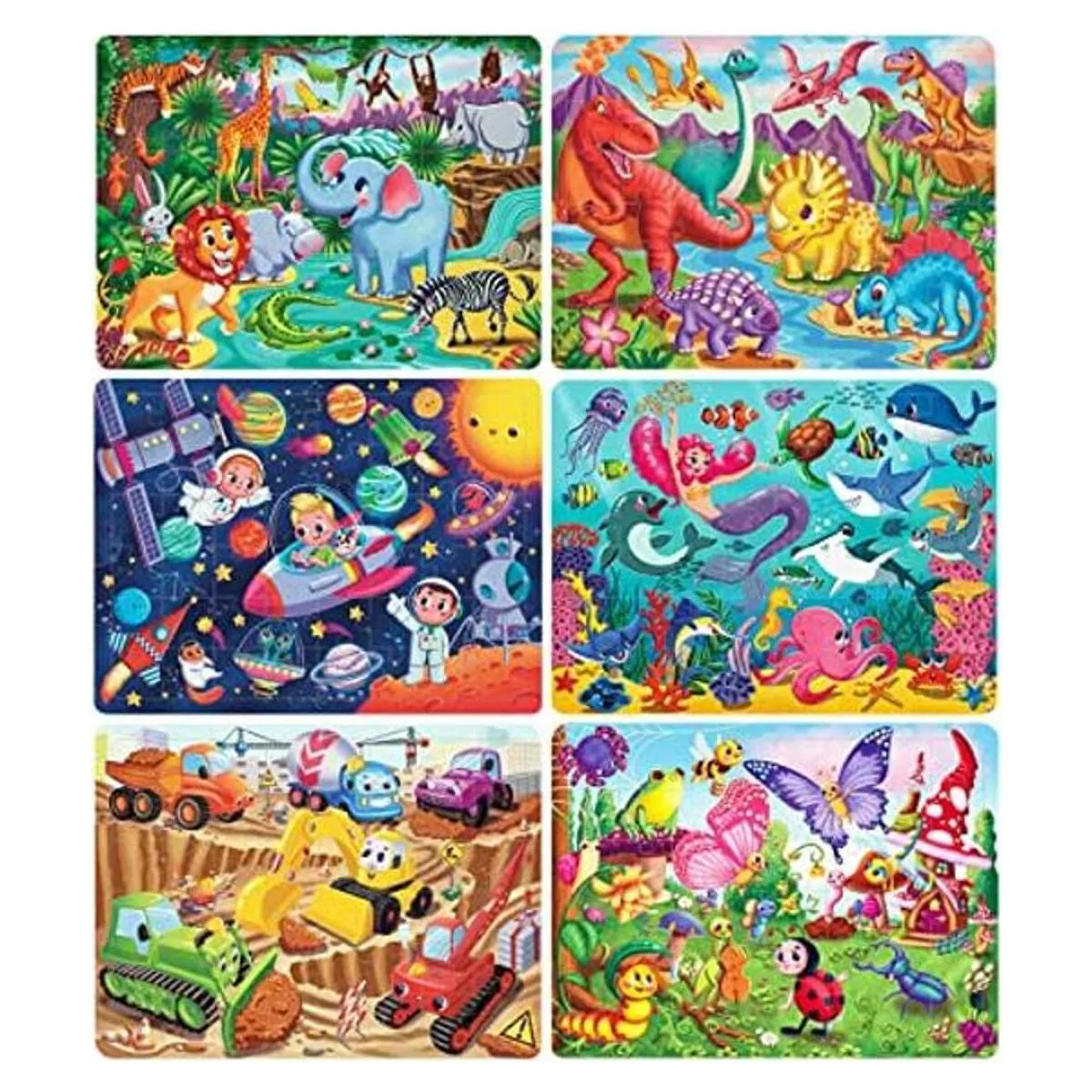 Rompecabezas para niños de 3 a 5 años 4 a 8 años_1