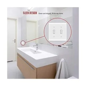 ENERLITES Interruptor de luz de palanca 3 vías o un solo_4