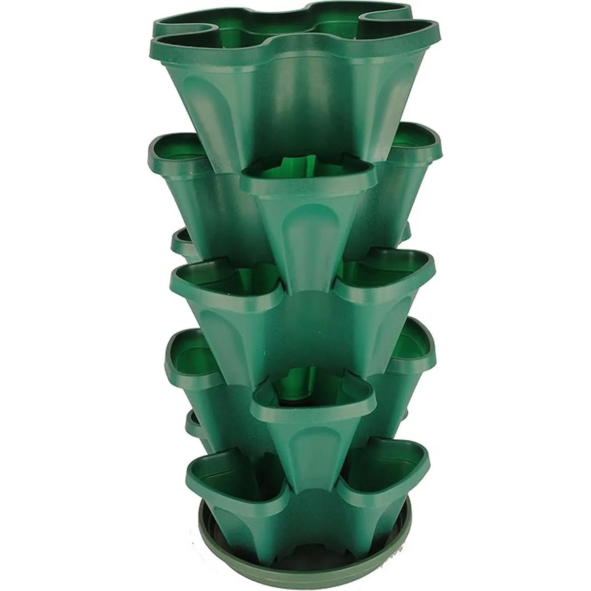 Macetero apilable de 5 niveles para fresas hierbas_6