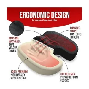 FORTEM Cojín de silla cojín de asiento para silla de_2