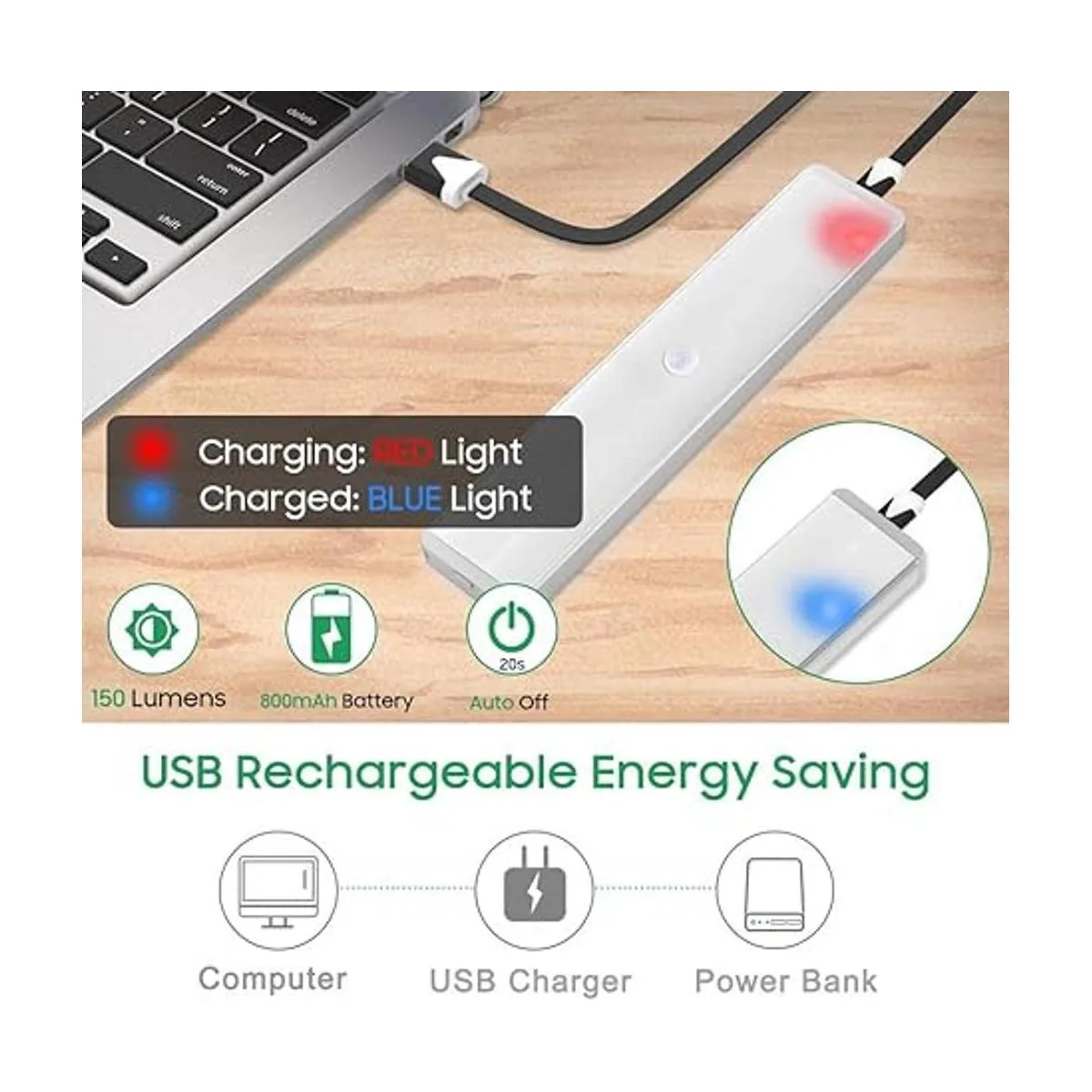 Lightbiz Lámpara LED inalámbrica para clóset versión_7