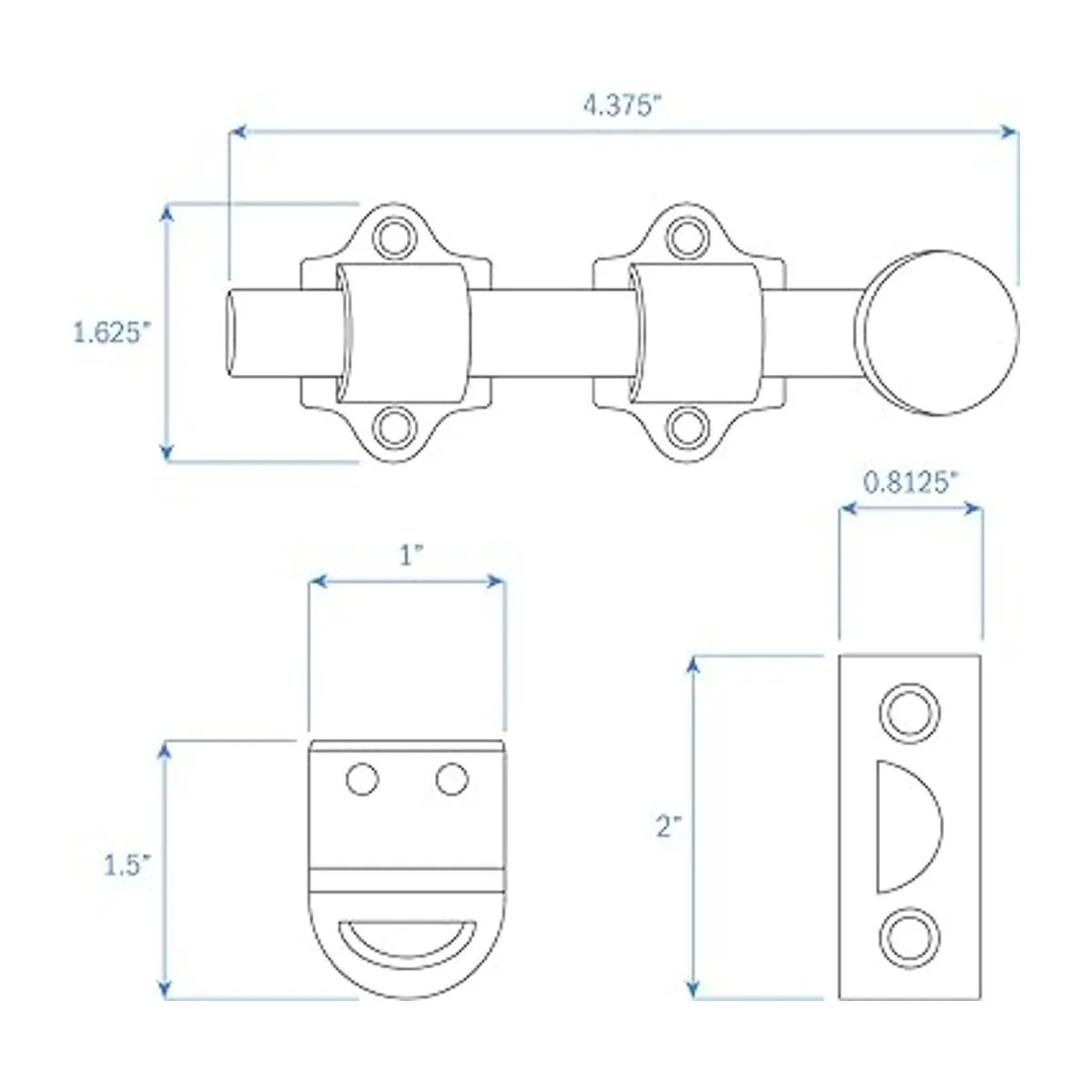 Nuk3y Perno de superficie para puerta holandesa de latón_2