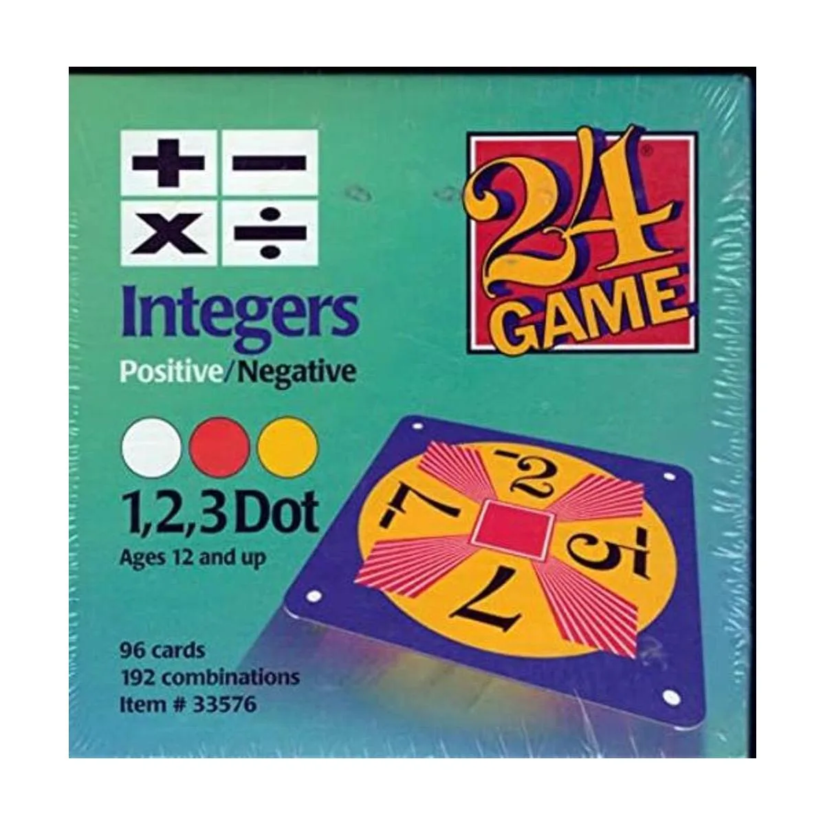 24 Game Juego de cartas de matemáticas de 96 cartas_1