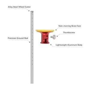 Calibre de marcado de rueda cortador de 2 ruedas_3