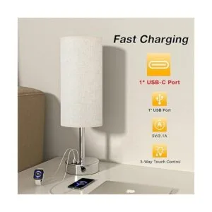 Lámparas de mesa táctiles para dormitorio mesita de_2