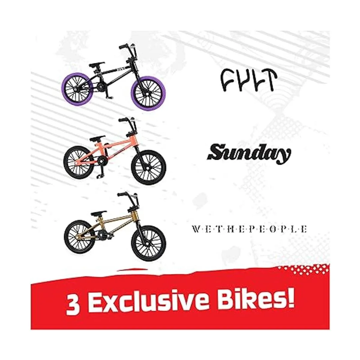 TECH DECK BMX Paquete de 3 bicicletas de dedo_5